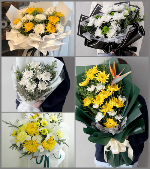 上海金山区吕巷镇姚家村白事花束代送